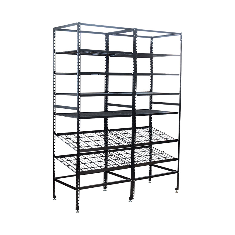 What is the exquisiteness of the connection structure of the retail refrigerator and freezer display rack?